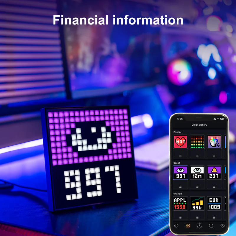 Divoom Pixoo 16 Pixel Art LED Display – Buy at Findnexora